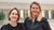 Portretfoto van onderzoekers Chiara de Jong en Esther Rozendaal op de campus