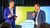 Bas Karreman speaking to the host on a stage