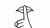 The image shows lips, a hand and a finger telling to be silent