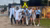 Een groep EUR-wetenschappers op festival Lowlands.