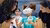 Child wearing VR glasses gets instructions from a scientist during Weekend of Science.