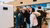 Prospective students at the photo booth during the Bachelor Open Day.