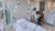 Ziekenhuisbed met apparatuur 