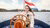 Natalia driving boat