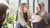 Meeting with people talking 