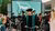 professoren met fietsen op de Plaza