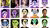 Fifteen faces