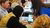 Participants during the workshop Build you own chatbot