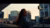 Female student walks through Rotterdam.