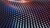 Wavy grid of tiny glowing squares in gradient red, blue, and purple hues.