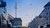 urban view of berlin tv-tower against blue sky