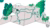 Green folded map illustration with butterfly marker, winding path, and flag at destination