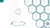 Graphic of person on chair holding hexagons beside a cluster of hexagons with question marks