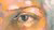 right side of a painted face with focus on the eye
