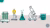 Test tubes labeled Sexuality, Bunsen burner, flask labeled Race, microscope, beaker labeled Cancer