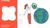 Illustration of woman watering globe while child peeks from behind, red sidebar reads 3 Relating