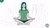 Illustration of woman in green shirt cross-legged in meditation with meditator silhouettes behind