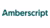 Amberscript logo in green text