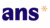 Logo reading ‘ans*’ in bold blue letters with an orange asterisk