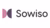 Sowiso logo with pink and purple mirrored semicircles beside black text