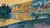 Paul Signac's painting consisting of uncountable dots, showing a lake scene with a little village in the background