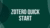 Zotero Quick Start text on dark green background with abstract circular shapes