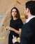 Employees brainstorming with post-it notes.