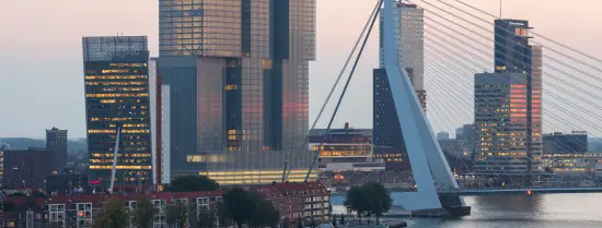 Rotterdam Skyline Erasmusbrug