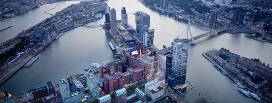 Rotterdam from the sky