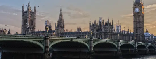 View of Londen with Palace of Westminster