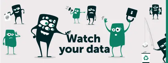 Banner for EUR awareness campaign 'Watch Your Data'