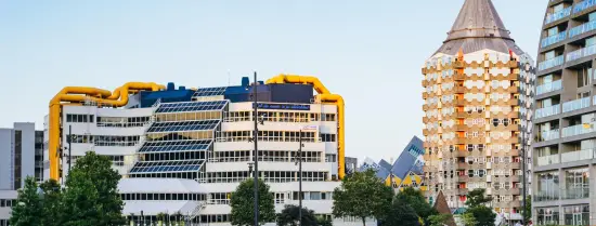 De bibliotheek in Rotterdam