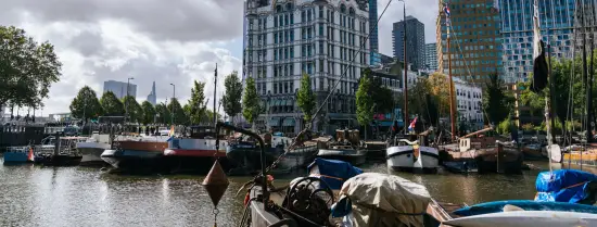 Het Witte Huis in de Oude Haven van Rotterdam.